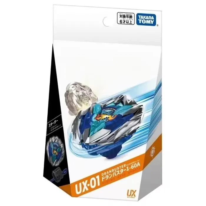

Оригинальный Takara Tomy Whipping Top Bey X UX-01, стартер Doran Buster 1-60A, волчок, игрушки для мальчиков UX-01