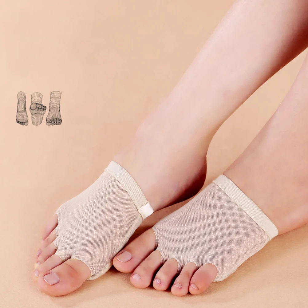 

Dance Shoe Pad Half Sole Shoes Comfortable Elastic Toes Pads Breathable Material Yoga Folk Modern Ballroom Ballet Jazz Toe Shoes