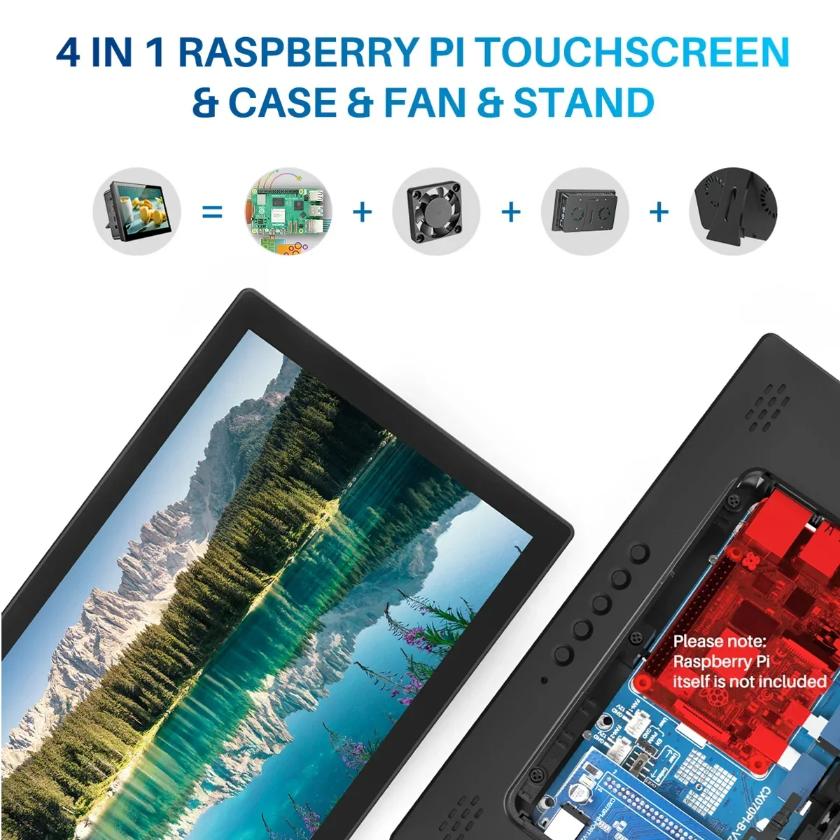 Imagem -06 - Monitor de Toque para Software Rdk Jetson Raspberry pi Ips 1280x800 Tela Suporte para pc Laptops Xbox Switch Ps4 10.1