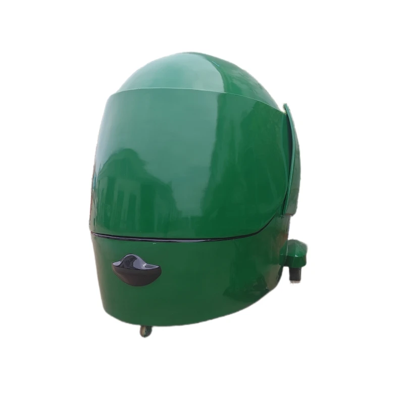 New Design High Quality Fiberglass Mobile Food Trailer Fully Equipped Food Vending Truck with Ice Cream and Snack Food Features