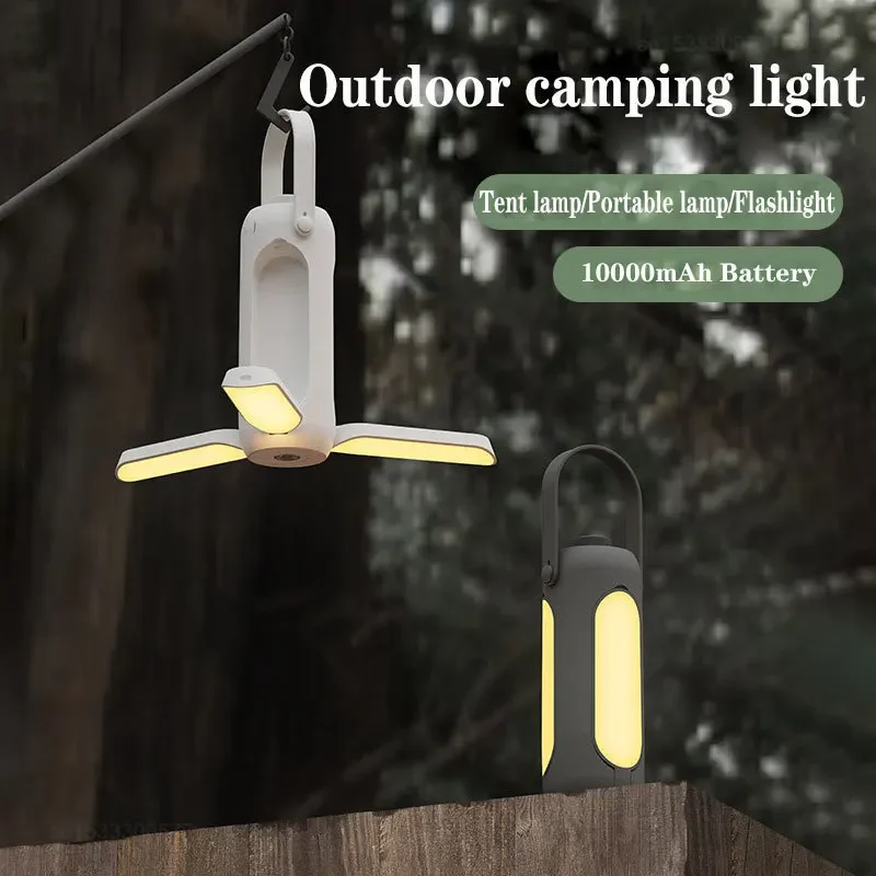 Xiaomi 10000mAh Multi-function Camping Lights Portable Outdoor Camping Lantern Emergency Hanging Tent Light Powerful Flashlight