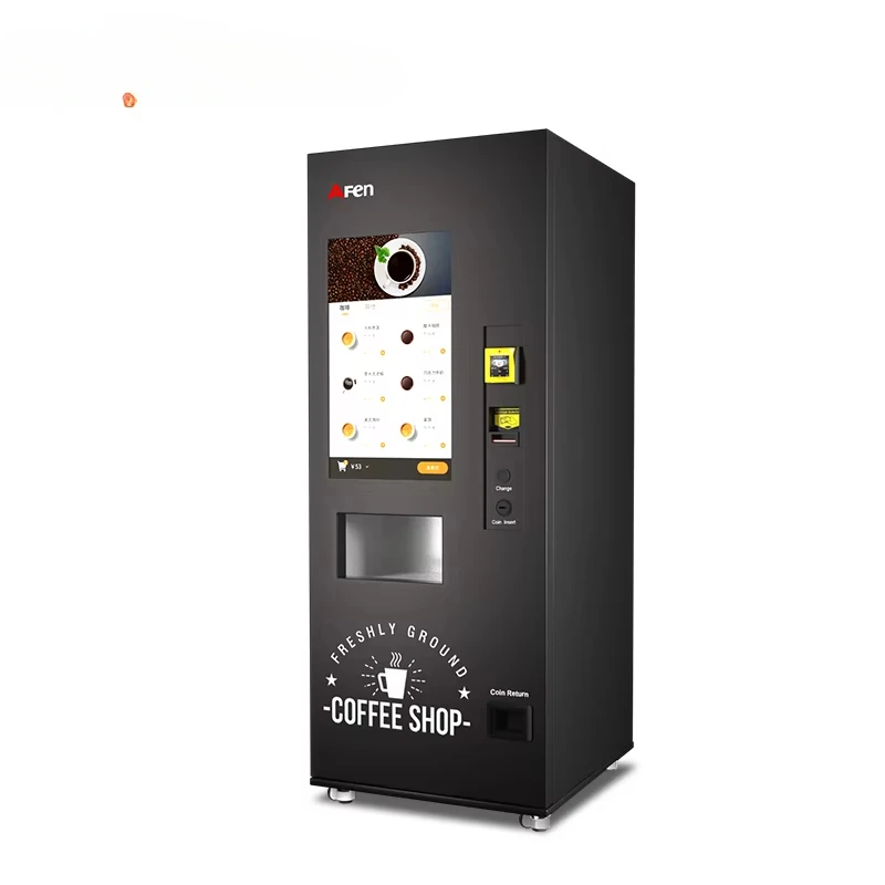 Automatischer Hot Fresh Ground Smart Kaffee automat mit Cash Coin Acceptor Kreditkarte