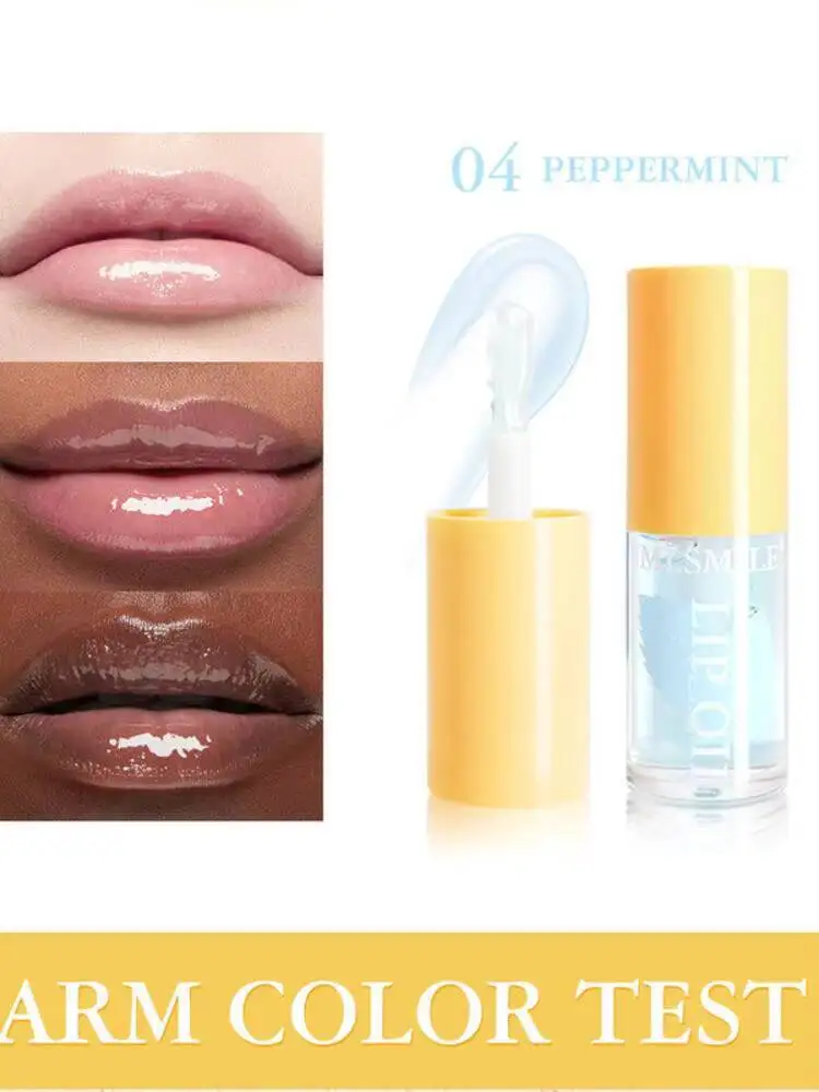 

MLSMILE Oil Set Moisturizing And Nourishing Fruit Flavor Transparent Pouty Lip Gloss 4-Pack 2025 New