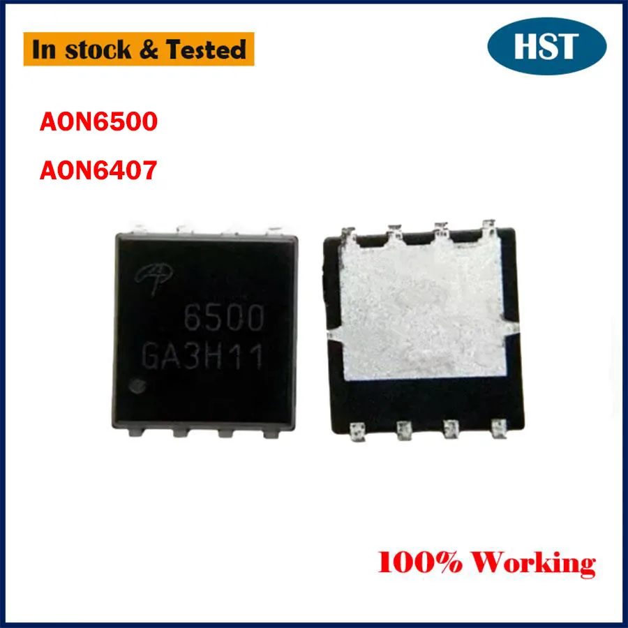 10PCS/LOT New Original AON6500 AO6500 6500 AON6407 6407 DFN8 Chip IC Chipset