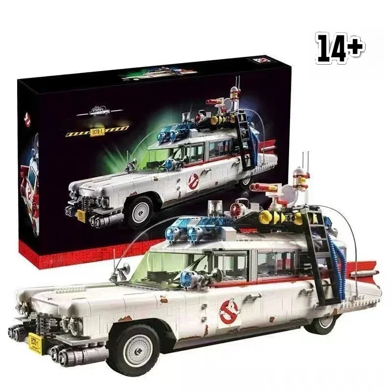 

Набор строительных блоков Disney Avail 10274 Ghostbuster Ecto1, модель автомобиля, игрушка для Хэллоуина, Рождества, дня рождения, подарки на вечеринку