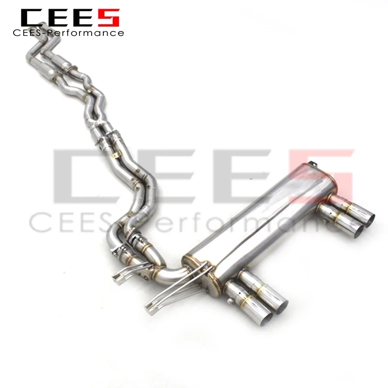 CEES Valvetronic Catback Exhaust Muffler for BMW M3 E46 2004-2006 High Performance Titanium Car Escape Exhaust System Assembly