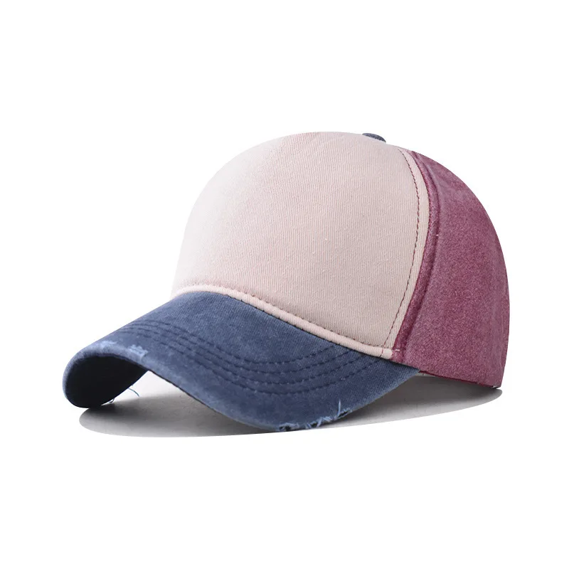 

Vintage Washed Distressed Baseball Cap Golf Dad Hat Cotton Washed Plain Baseball Cap For Men Women, Customizable With Printing