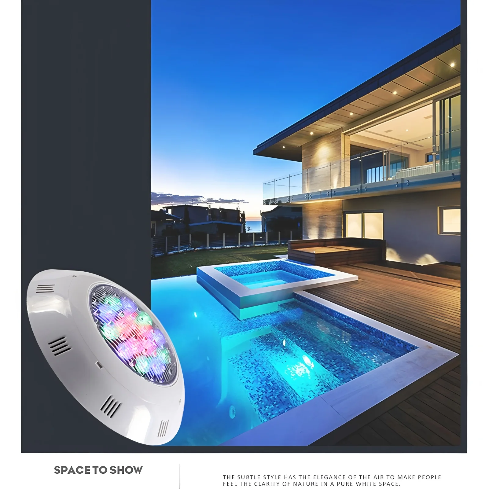 AC12V LED RGB Swimming Pool Light IP68 Waterproof Wall Mount Submersible Underwater Lamp 25W 35W 45W Remote Control For Pool SPA