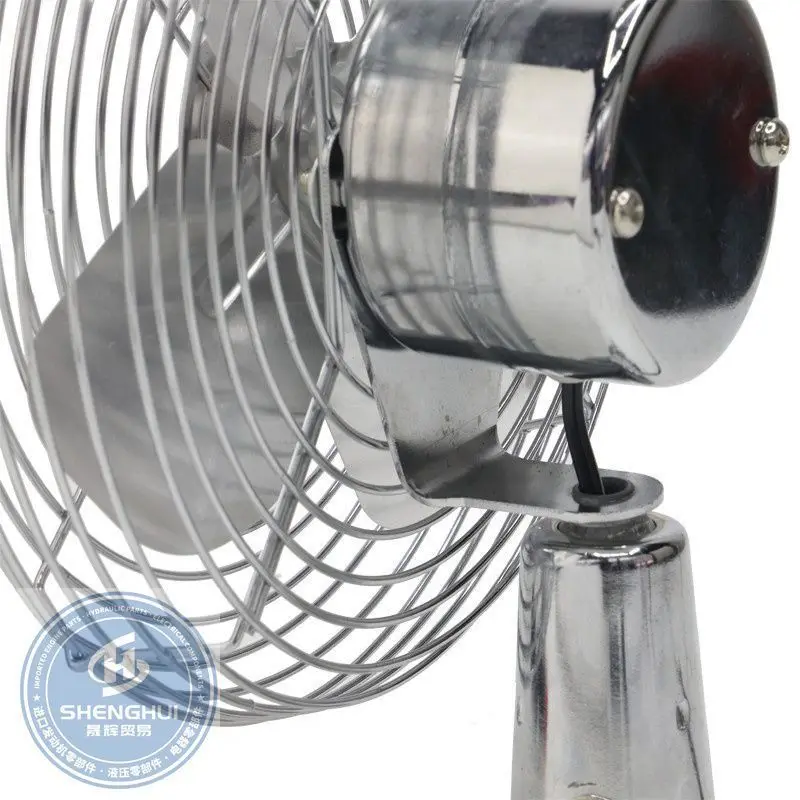 Stainless Steel Car Fan 12V/24V Special for Excavator & Truck High Wind Engineering Vehicle Fan