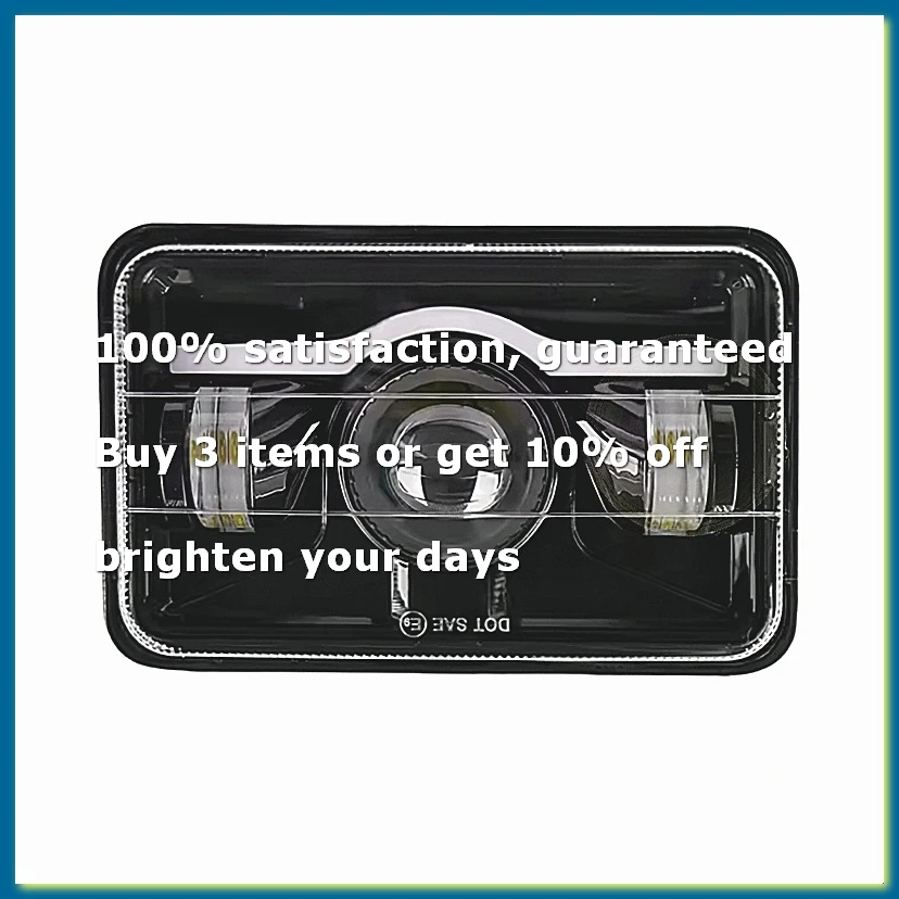 Projector Spherical Lens 4X6in LED Headlight H4656 H4651 LED Headlamp for DRZ400S DRZ400SM DRZ250 DRZ400 DRZ400E