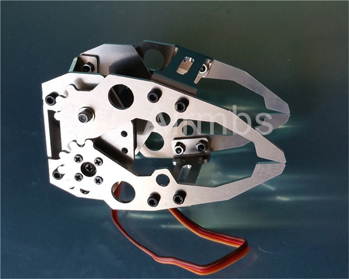 Большой металлический коготь робота с MG996r Servomotor Механический захват для рычага робота Механическая рука Металлический захват Зажим Зажим в разобранном виде