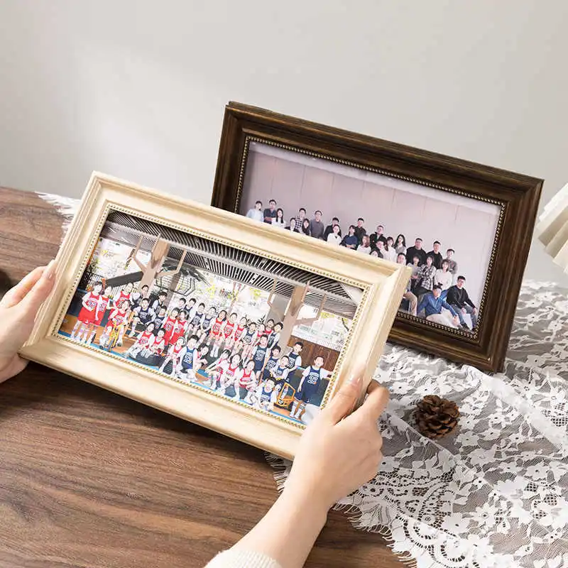 vintage inspired Photo Frames Modern fashion Portable household Photo Frames simple Home Decor Enmarcado de cuadros YSXK
