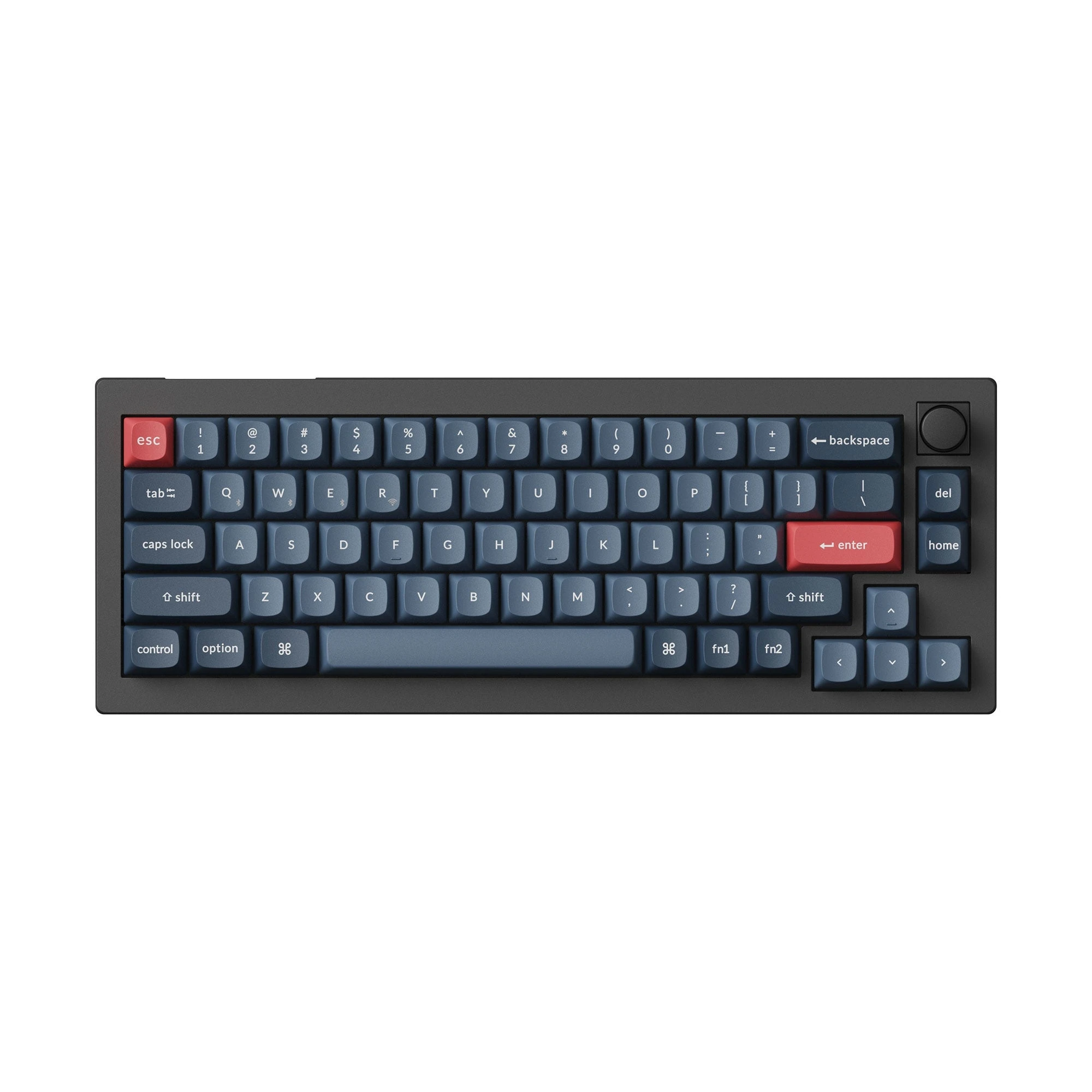 Keychron V2 Max QMK Wireless Custom Mechanical Keyboard Gateron Jupiter Switch Double-Shot PBT Keycaps