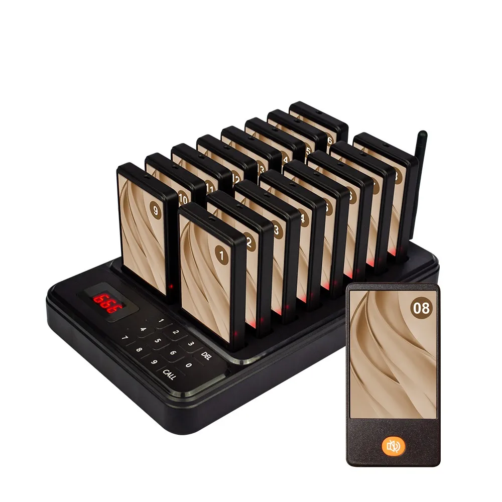 Pager For Restaurant Beeper Bell Receivers Coasters Long Range Calling System For Food Truck Cafe Bar Clinic Clubs