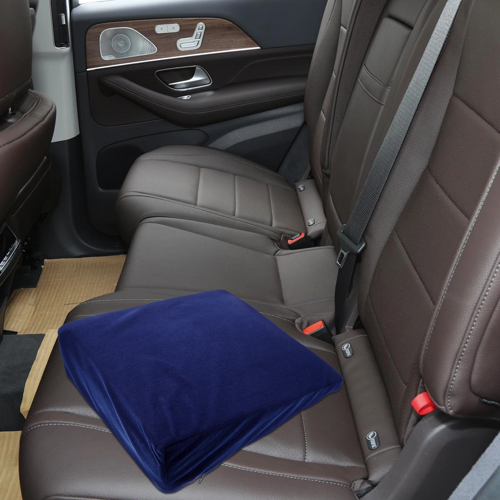 

1 Cushion for Rear Seat Car Sleeping Pad Automotive Seat Cushions Passenger Comfort EPE Polyester Durability