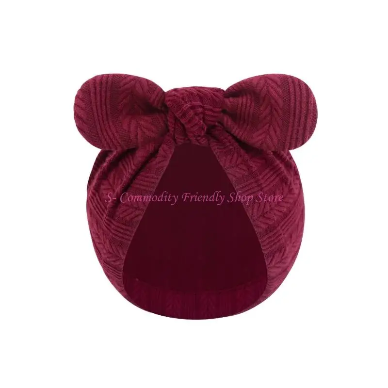 85AE Baby Fetal Hat Cotton Soft Comfortable Newborns Fetal Cap Stylish Brimless Hat