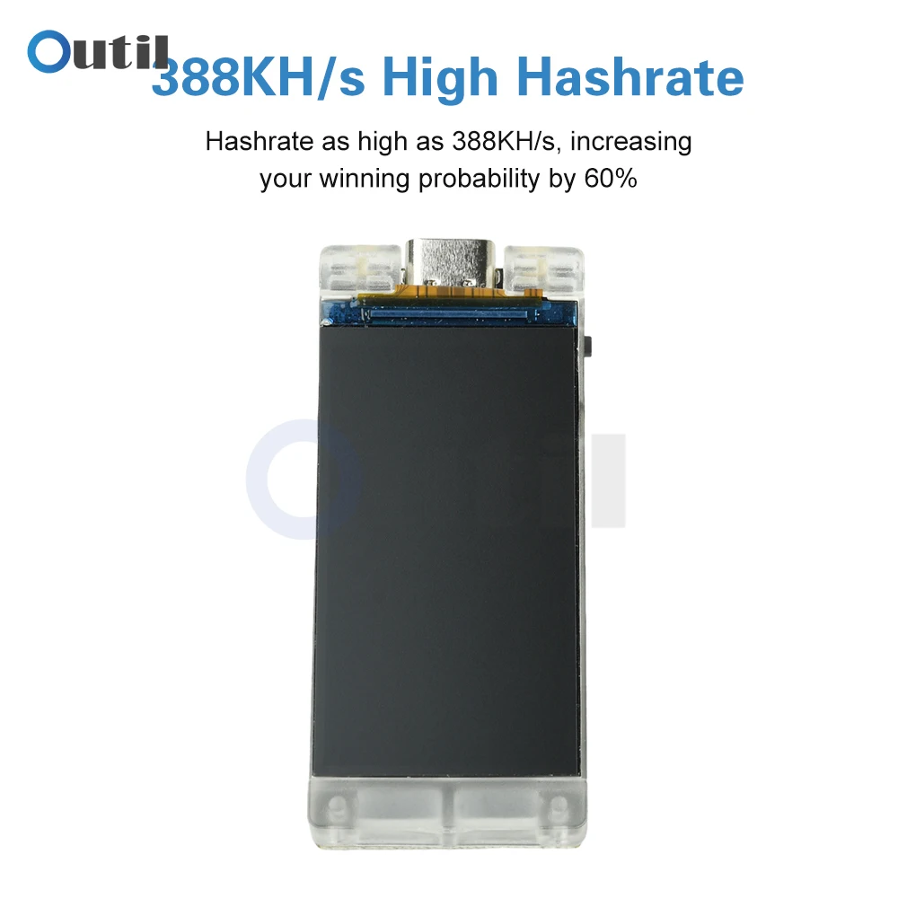 لوحة تطوير ESP32-S3R8 مع شاشة TFT WiFi BLE معدل التجزئة ثنائي الوضع 388 كيلو هرتز/ثانية وحدة التعدين #2