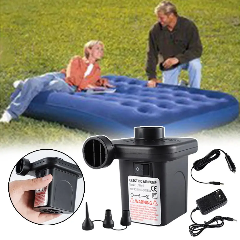 Air Mattress Boat Car Auto Air Inflatable Pump Portable Electric Car Air Pump 220V/12V For Car Camping Inflator 70W for Blower