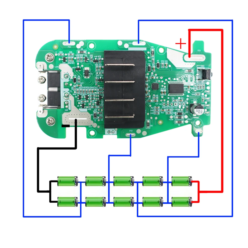 R840083 Li-ion Battery Case PCB Charging Protection Circuit Board Shells Boxs for AEG for RidGid 18V Lithium Ion Battery Housing