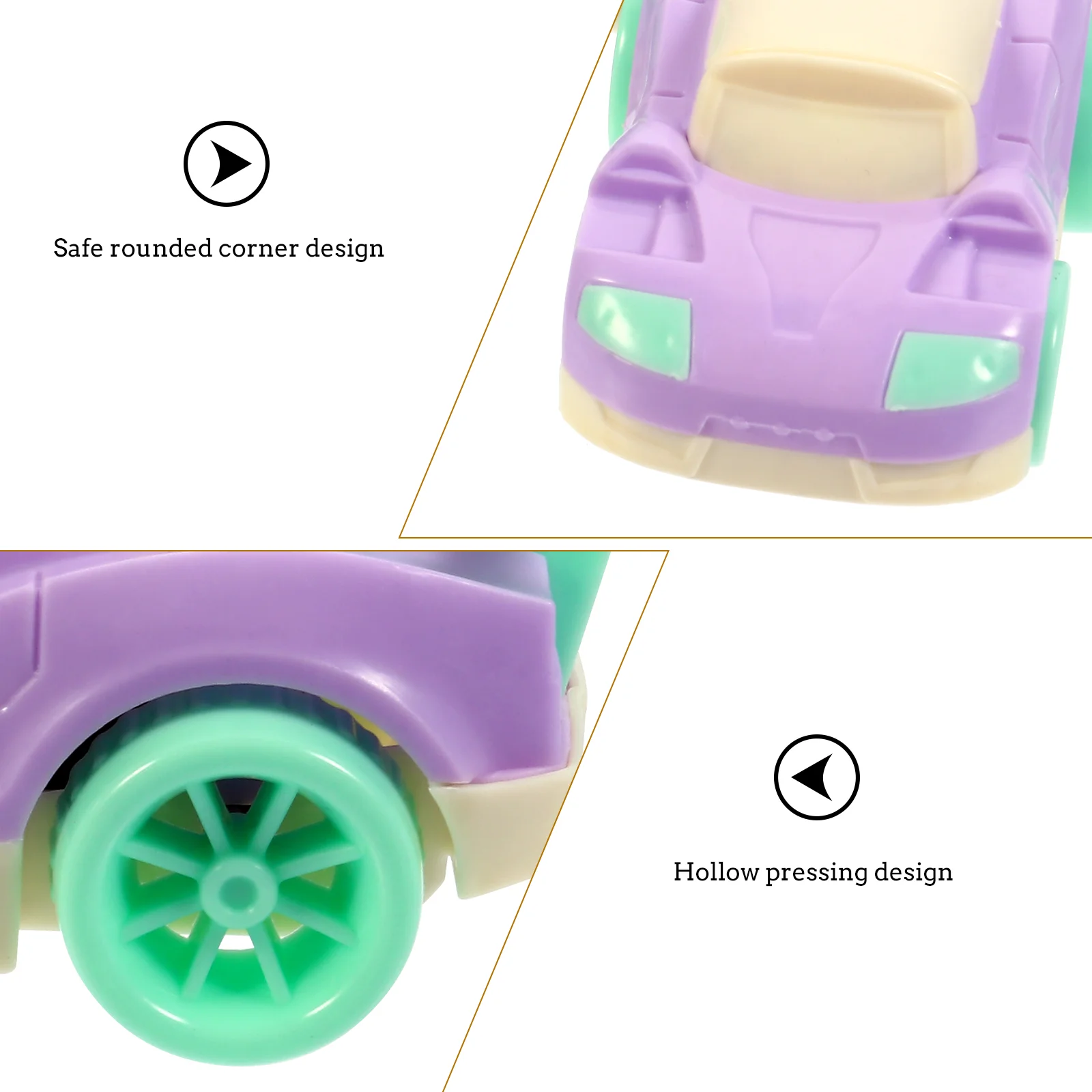 4 pçs puxar para trás carro brinquedos veículos resistentes quebrados crianças plástico macaron cantos desenvolvimento de habilidades motoras