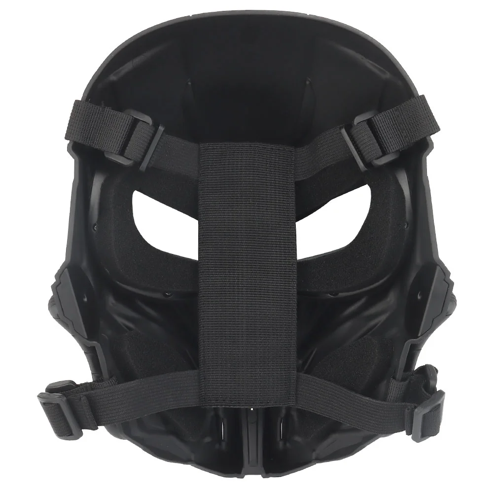 Mask Full Face Protective Science Fiction Decorative Costume Game Facial Protection Black Ski Breathable Cosplay Guard