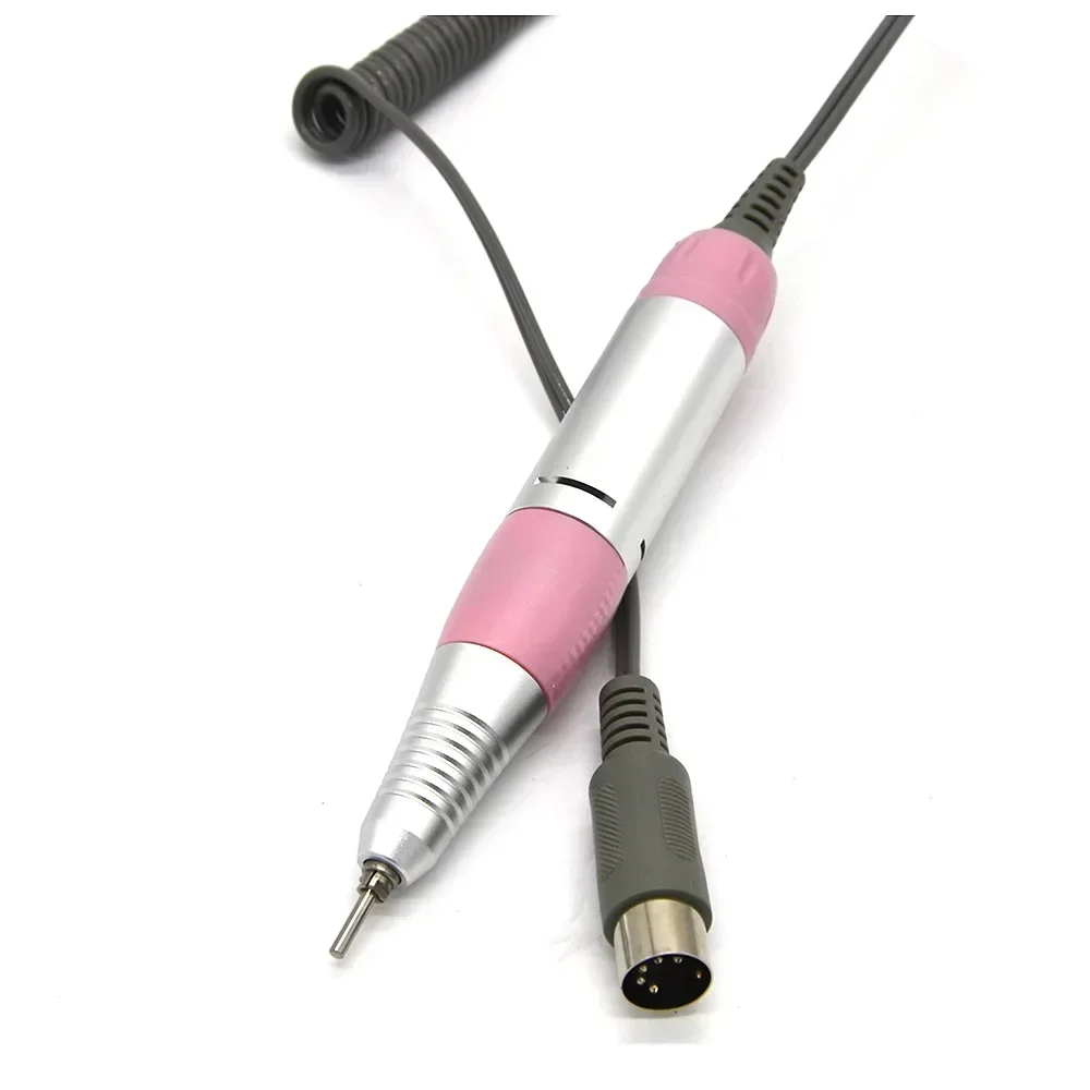 5 pinos elétrica máquina de broca do prego lidar com handpiece, pedicure & manicure ferramenta beleza caneta substituição, 35000rpm acessório