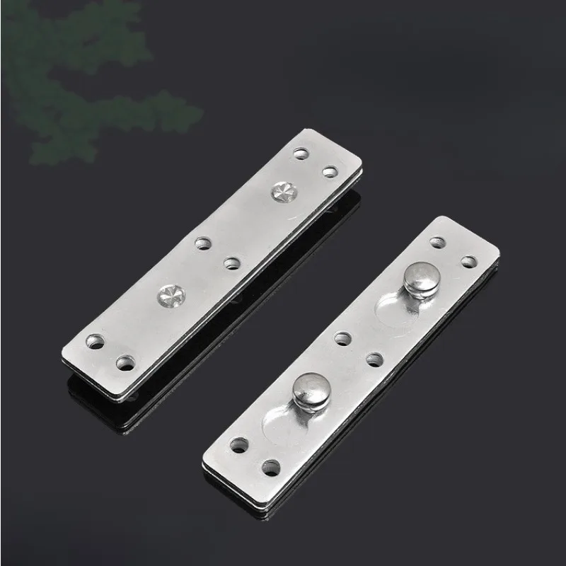 1Set Bed Bolt Hinge Silver Thick Connecting Hardware for Bed Frame Repair Accessories Thicken Hinge Accessories