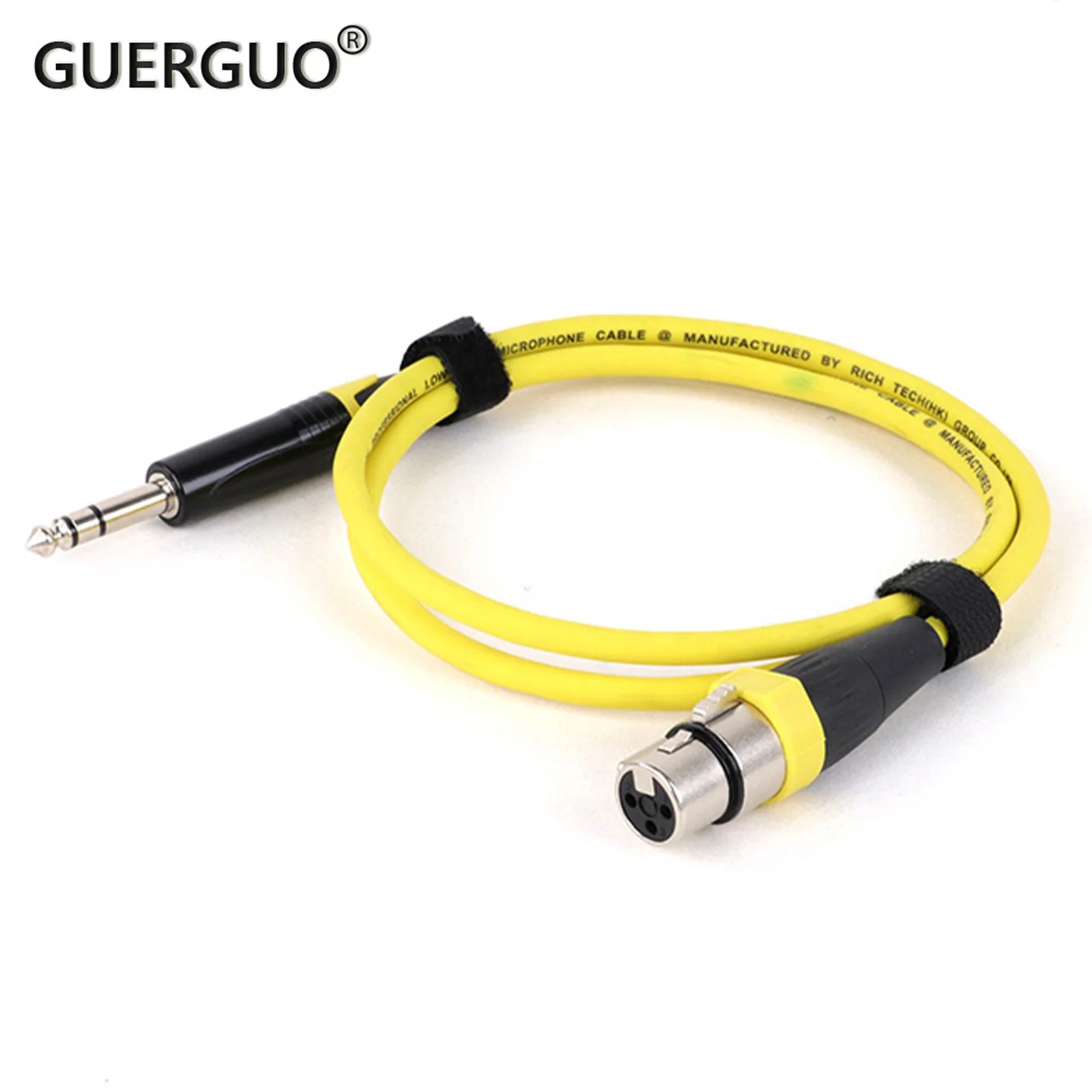 

1PCS 6.35mm Stereo Male Jack To 3Pin Female/Male XLR Cable Microphone Cannon Connector Wire TRS For Audio Sound box Mixer Guitar