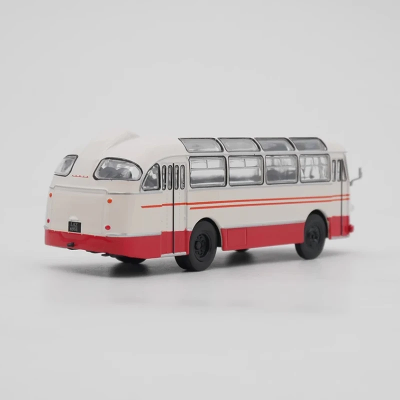 IXO Diecast 1:72 Scale LAZ 695E Bus Alloy Car Model Finished Product Static Model Simulation Toy Collection Gift Display