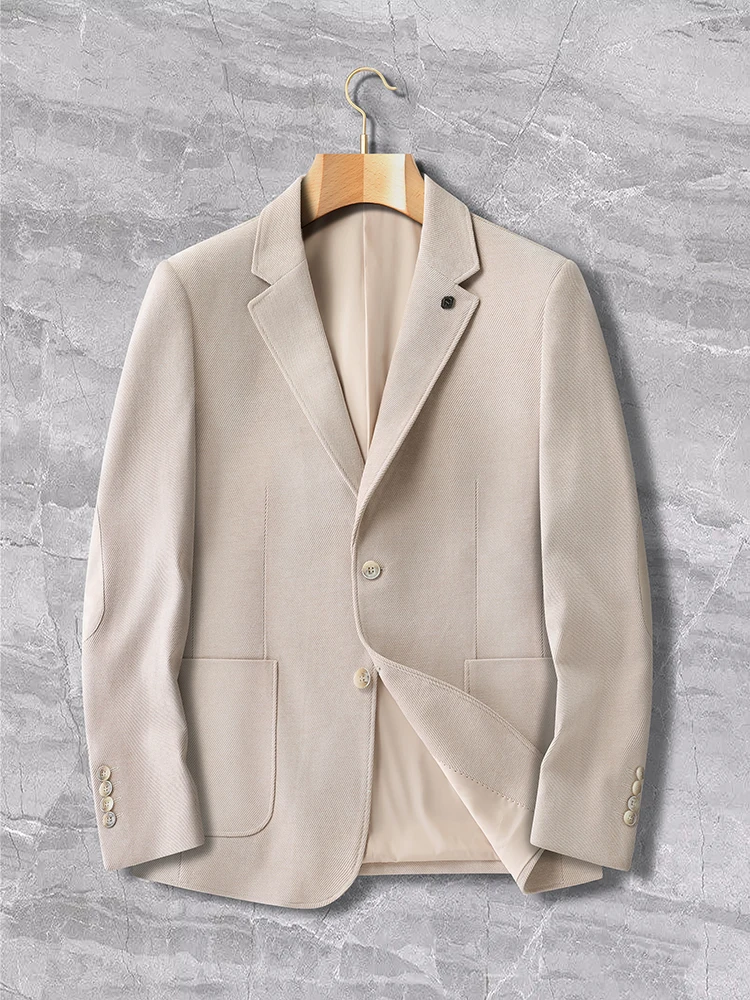 

Высококачественный мужской деловой повседневный костюм больших размеров Jaet, осень-зима, большой код для тяжелых людей, 200-300 Pou, полиэстер, вискоза