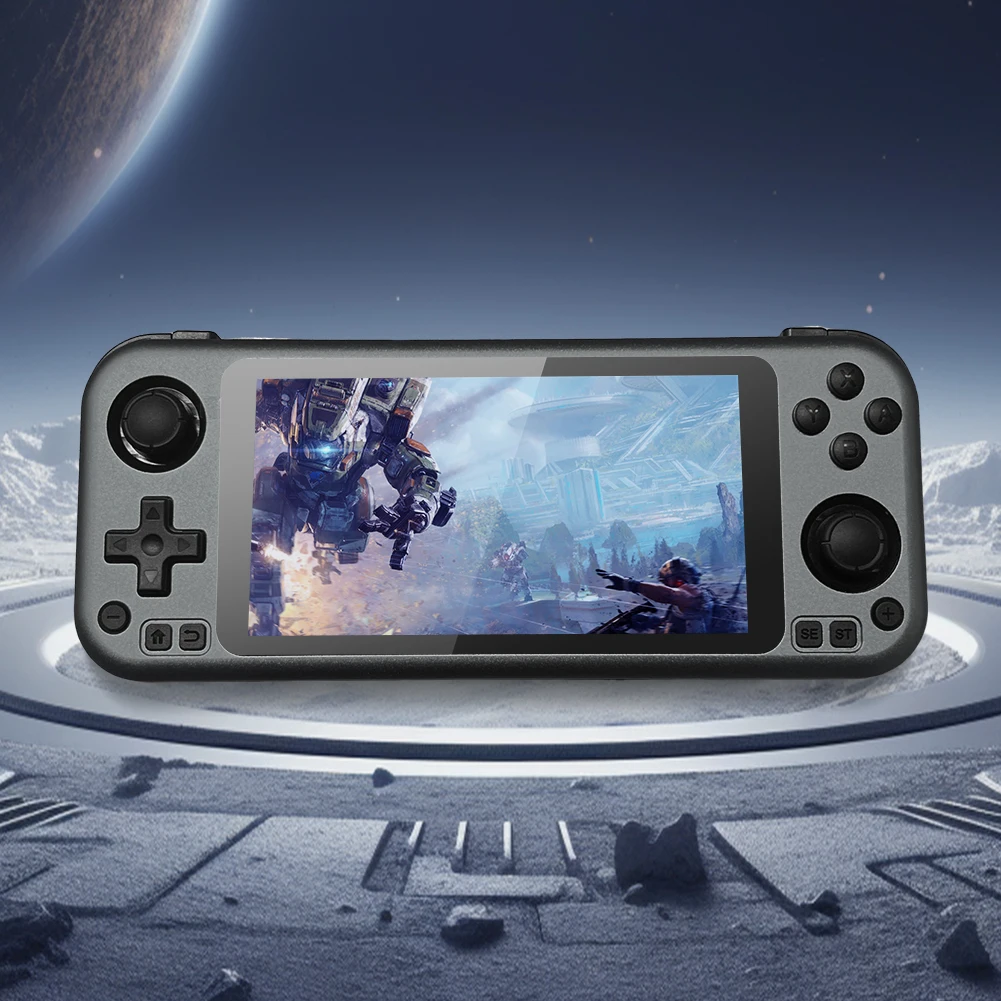 

CB408 Retro Video Handheld Game Console Linux 4.7 Inch IPS Screen Pocket Game Machine Open Source Gaming Console for Kids Adults