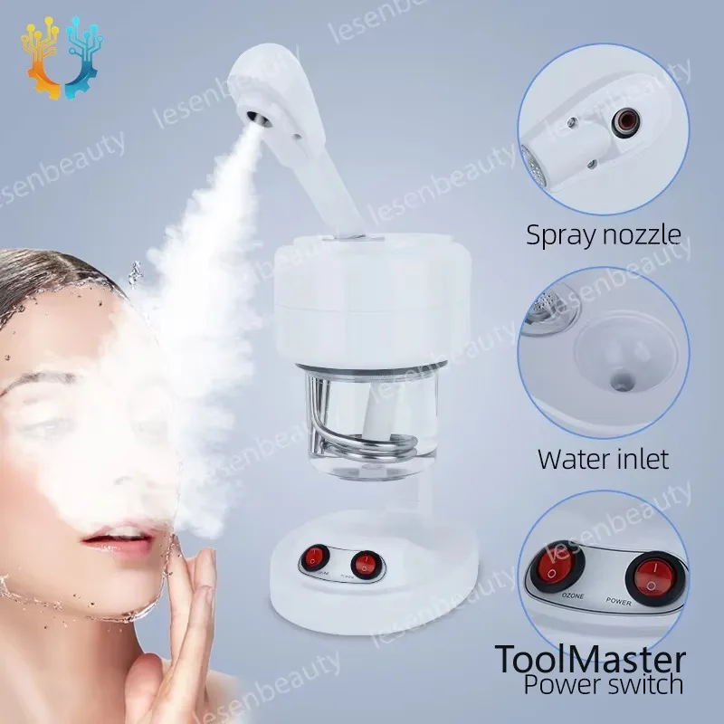 

[2026]Facial Steam Beauty Instrument Facial Hot Spray Warm Mist Humidifier Hydrotherapy Moisturizing Facial Ma