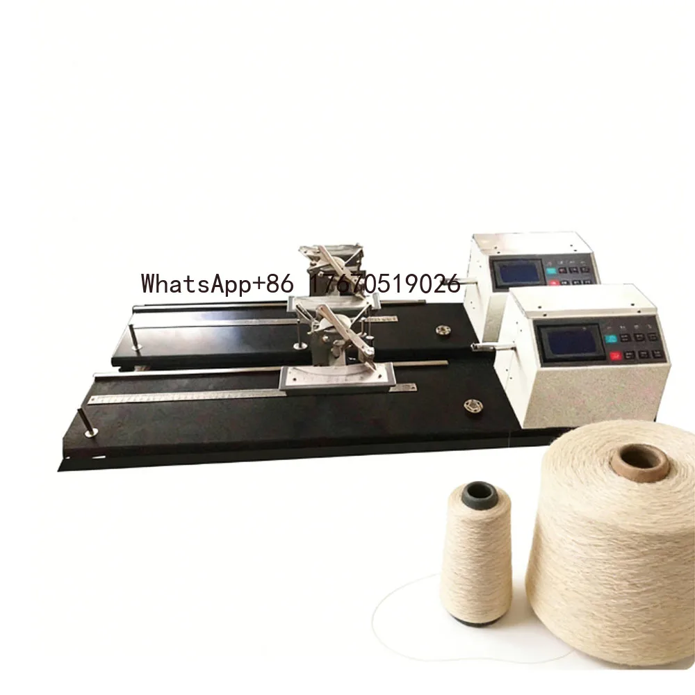 2026-ASTM D204 Yarn Twist Tester | Digital Electronic Twist Counter Machine for Textile Yarn & Thread Testing