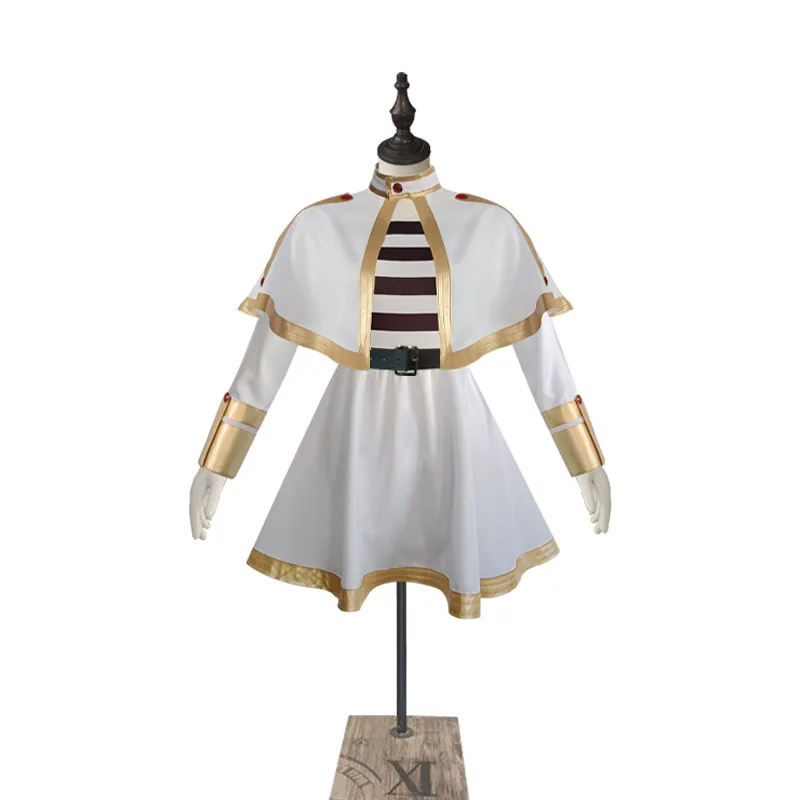 

Sousou No Frieren Cosplay Costume Wig Shoes Anime Figures Magician Dress Elf Ear Halloween Party Charistmas for Women