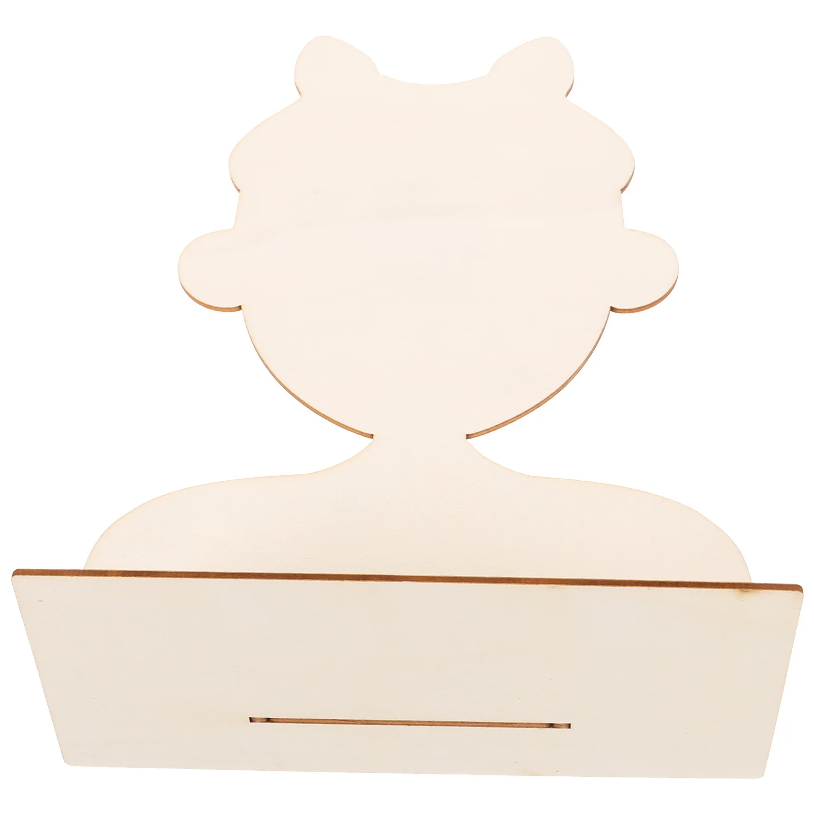 

Portrait Clay Handmade Wooden Diy Craft Kit For Women 3D Art Painting Coloring Natural Blank Wedging Board Clay Crafting