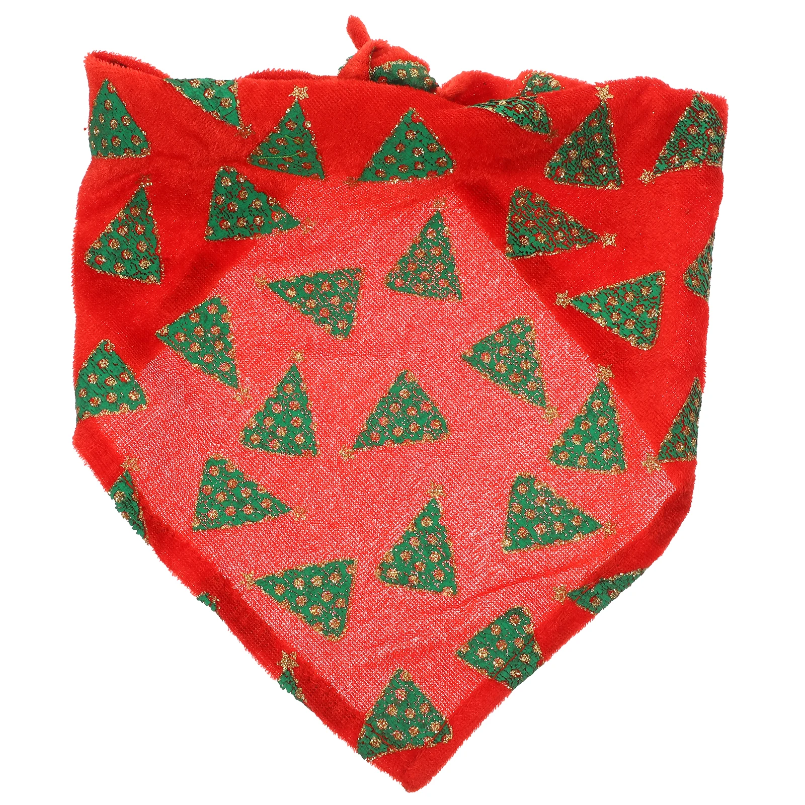 

Dog Christmas Bandanas Soft Polyester Non-Irritating Washable Holiday Pet Accessories Xmas Dog Bib Triangle Scarf