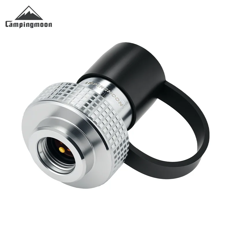 CAMPINGMOON Z-SG Adaptador de gas con punta de bambú para estufa doméstica - Compatible con manguera de caucho japonesa para conexión de gas de montaña