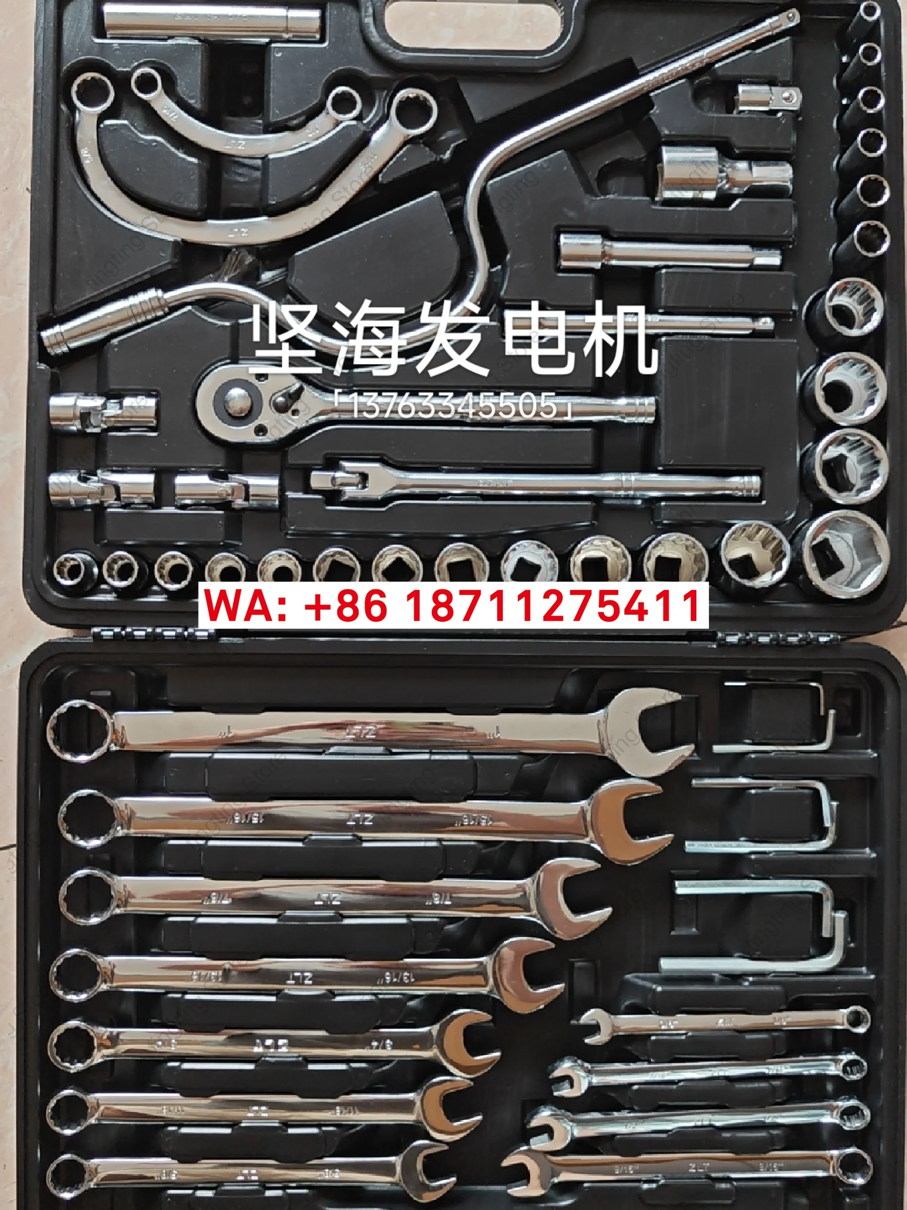 Special toolbox for repairing engine NT855K19K38 socket wrench 4914485 matching (53 pieces)