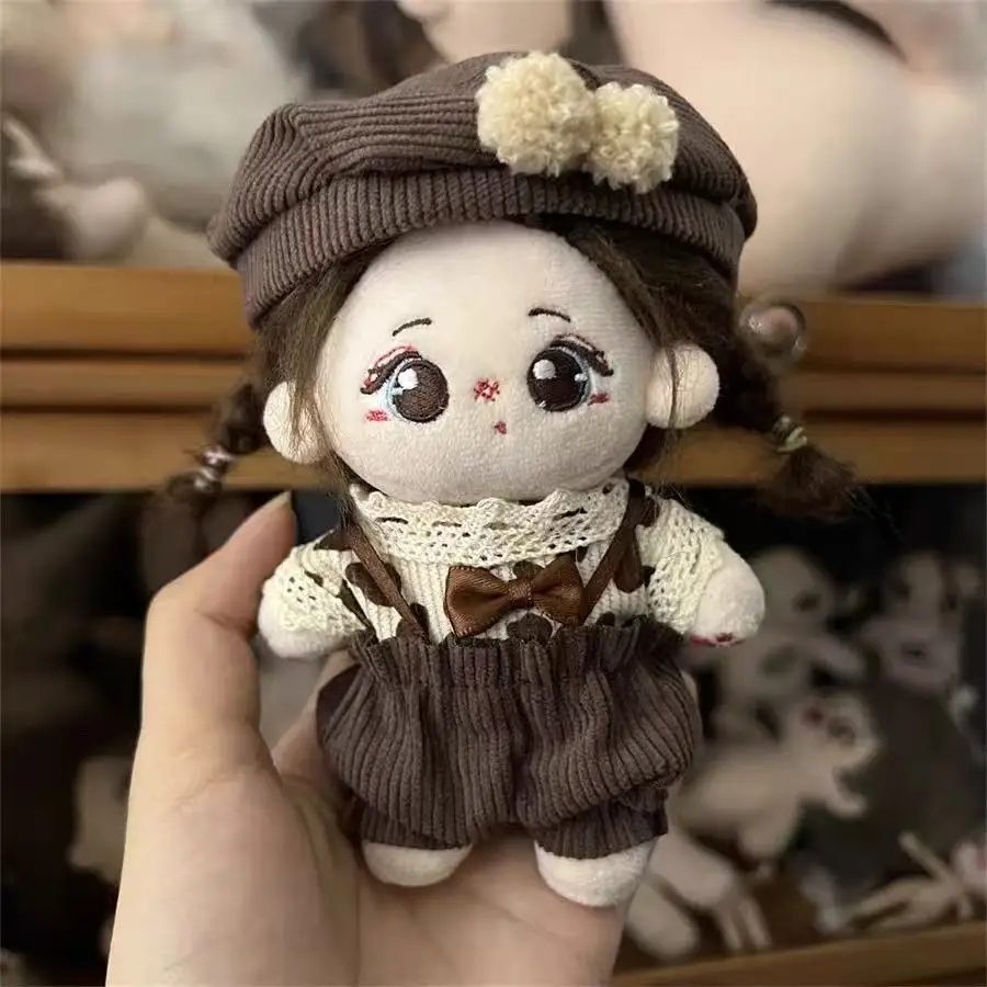 20 cm Baumwolle Puppe Kleider Plüsch Puppen Kleidung Rock Mit Stirnband Hut Zubehör Kleider Rock für EXO Idol Puppen Dekoration