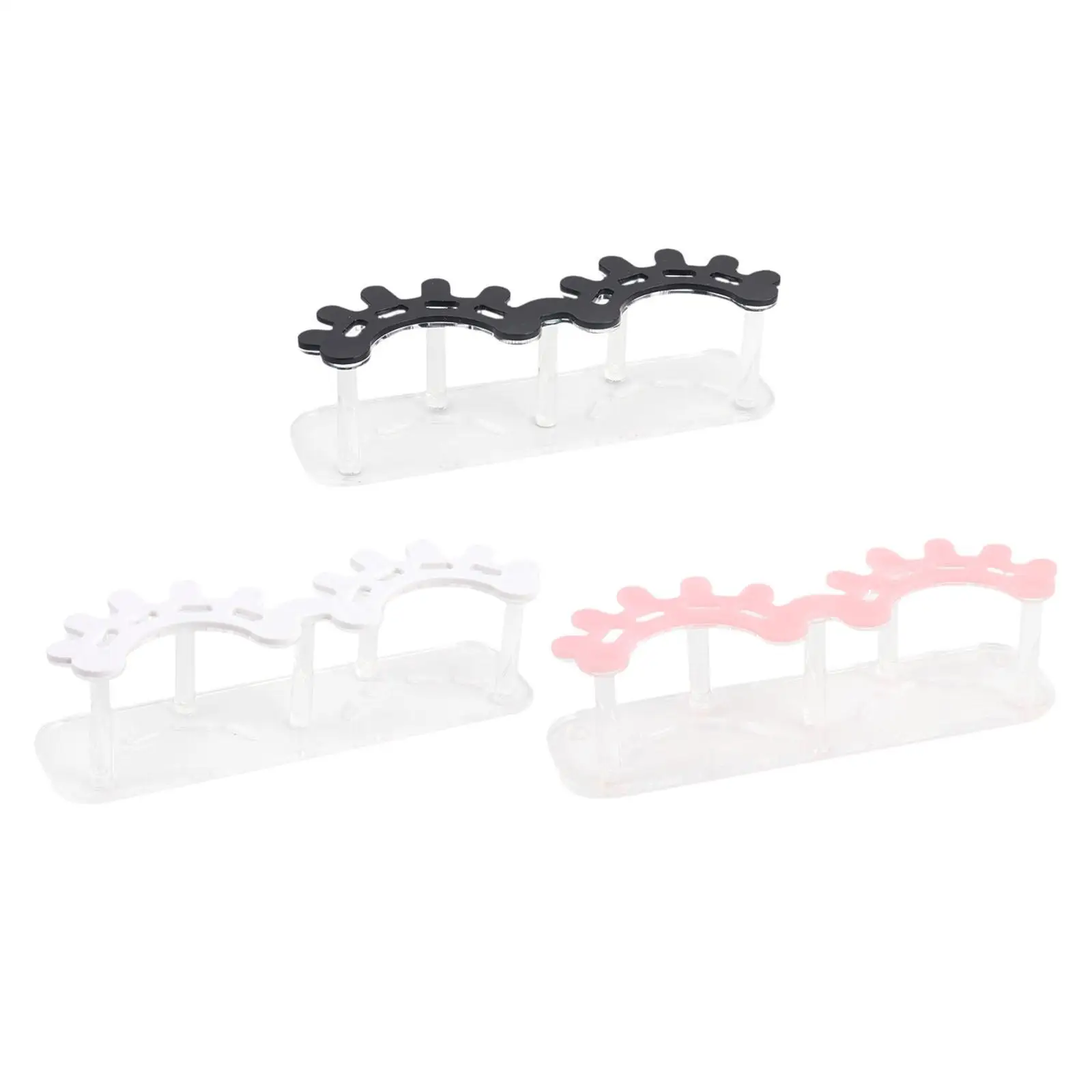 まつげエクステンションピンセットホルダー ピンセットスロット ポータブル エレガントなアクリルディスプレイ収納ラック ドレッシングルームギフト用