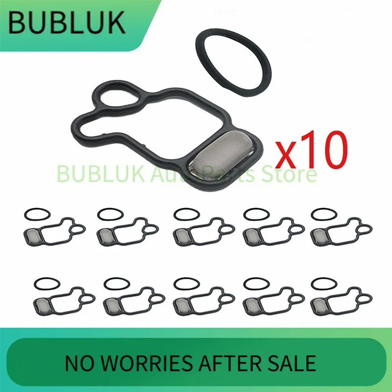 10PCS 15815R40A01 Nueva junta de filtro de válvula solenoide de culata VTEC para Honda Accord CRV Civic Acura RSX 15815-R40-A01 Coche