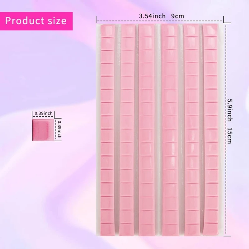 192 Pcs Sticky Putty Sticky Poster Putty Installation Putty Photography Wall Sticky Putty (Pink, White)