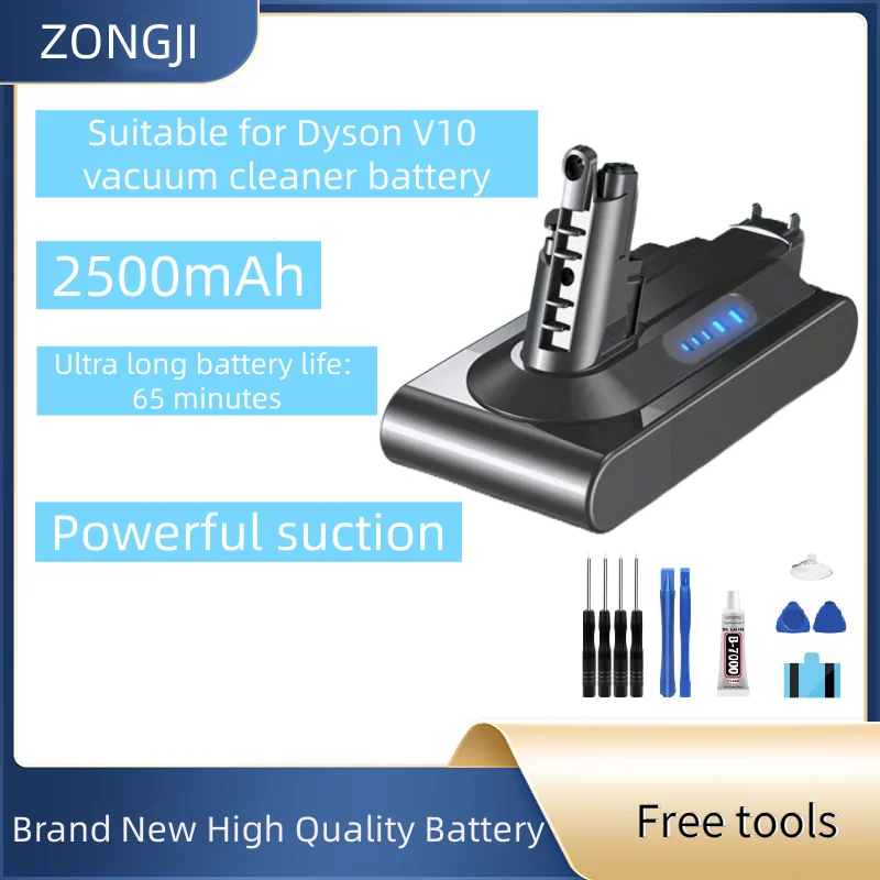 New Battery Suitable For Dyson vacuum cleaner battery V10 Battery + Free Tools