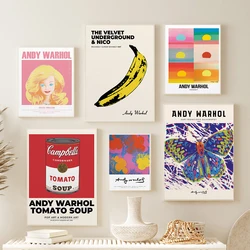 Andy Pop Art Canvas Painting Warhol Banana Sunset Posters and Prints Wall Art Picture for Living Room Cuadros Home Decoration