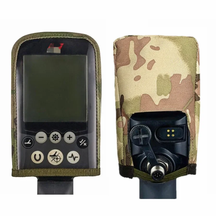 Capa de sujeira para detector de metais para Minelab Equinox 600 800 Caixa de controle preta/camuflagem