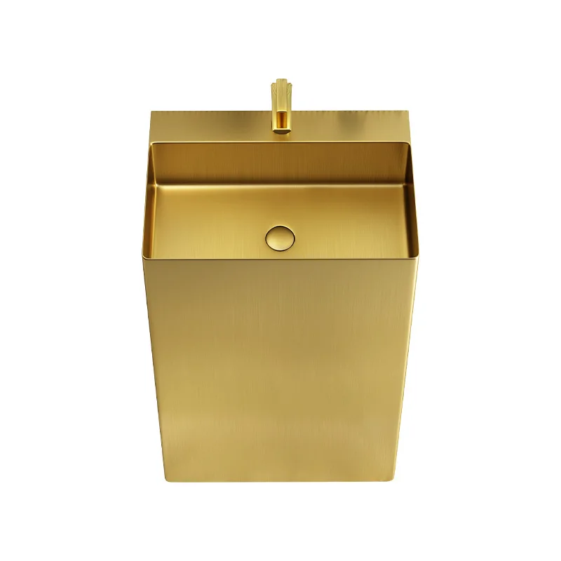 Bathroom Wash Basin Ceramic European Golden Finish for Hotel for Commercial Easy Clean, Ceramic Vanity Sink