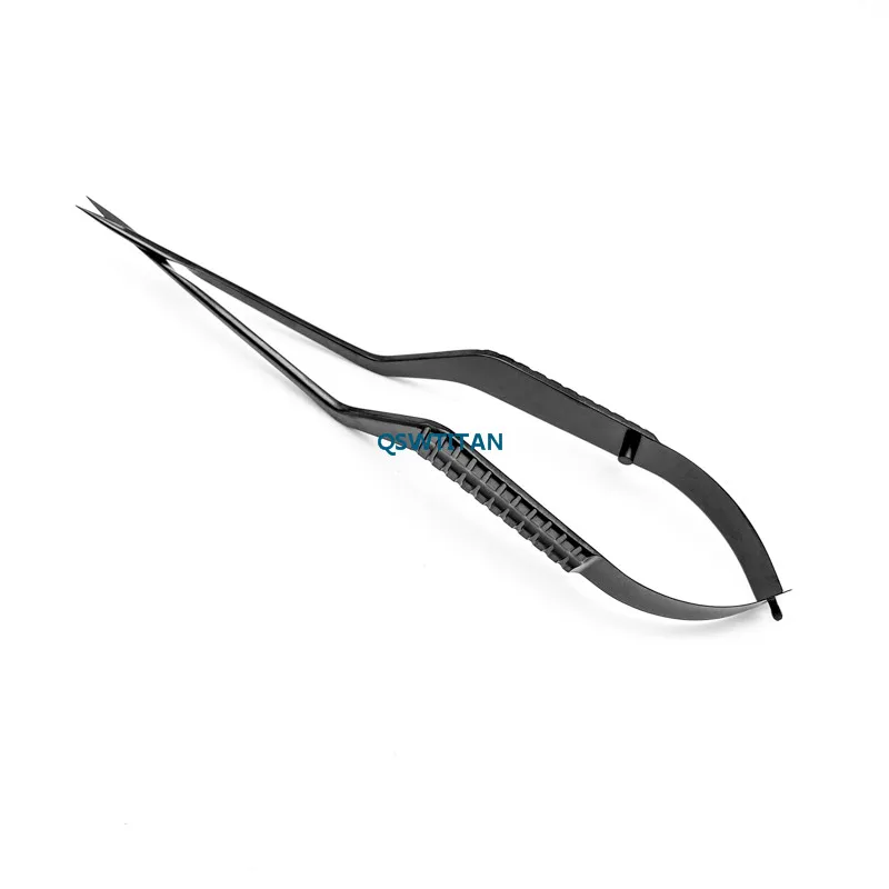 Micro Scissors black handle Neuro micro scissors Stainless Steel Microsurgical Scissors Instruments