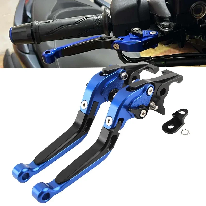 For YAMAHA NMAX155 NMAX 125 N-MAX125 155 Scooter Accessories Folding Extendable Left Right Brake Levers With parking function