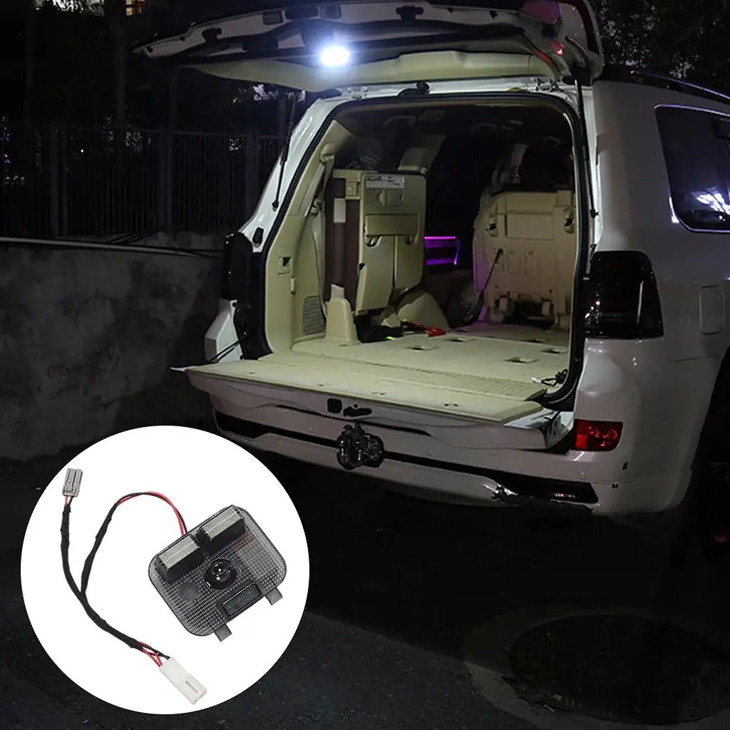 

LED Rear Glass Lift Gate Dome Light Bar Plastic Tail Box Warning Lamp for Car Trailer Parts