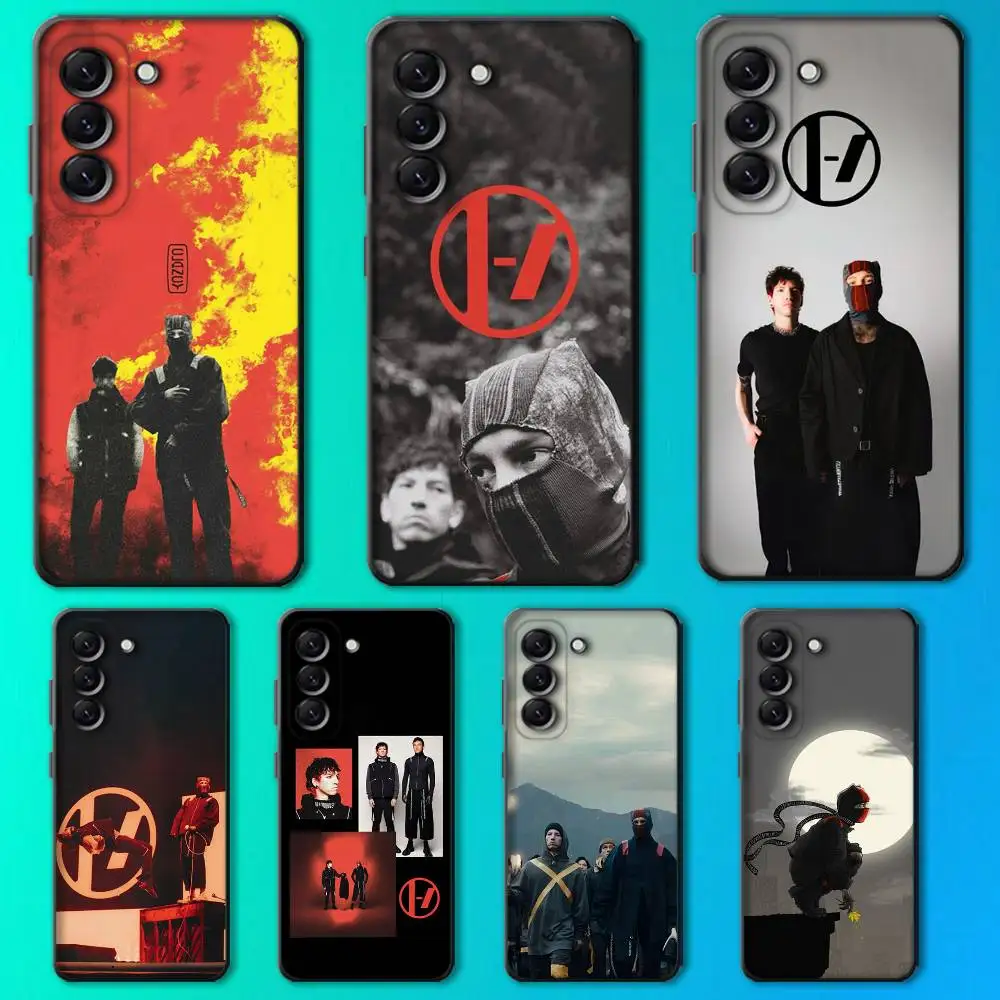 

T-Twenty one pilots Phone Case For Samsung Galaxy A13,A21s,A22,A31,A32,A52,A53,A71,A80,Soft Black Shell